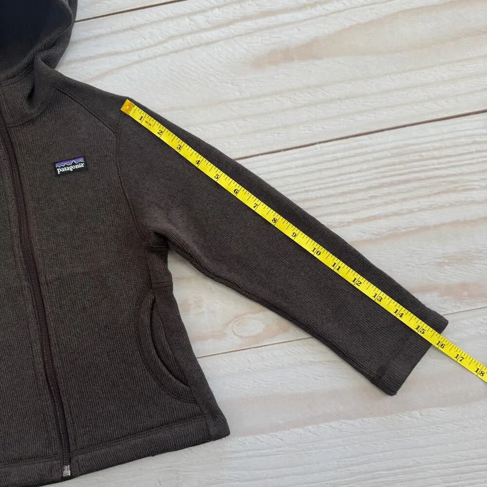 Patagonia Better Sweater Hoody Toddler Girls XXS (3-4) Full Zip Fleece Jacket